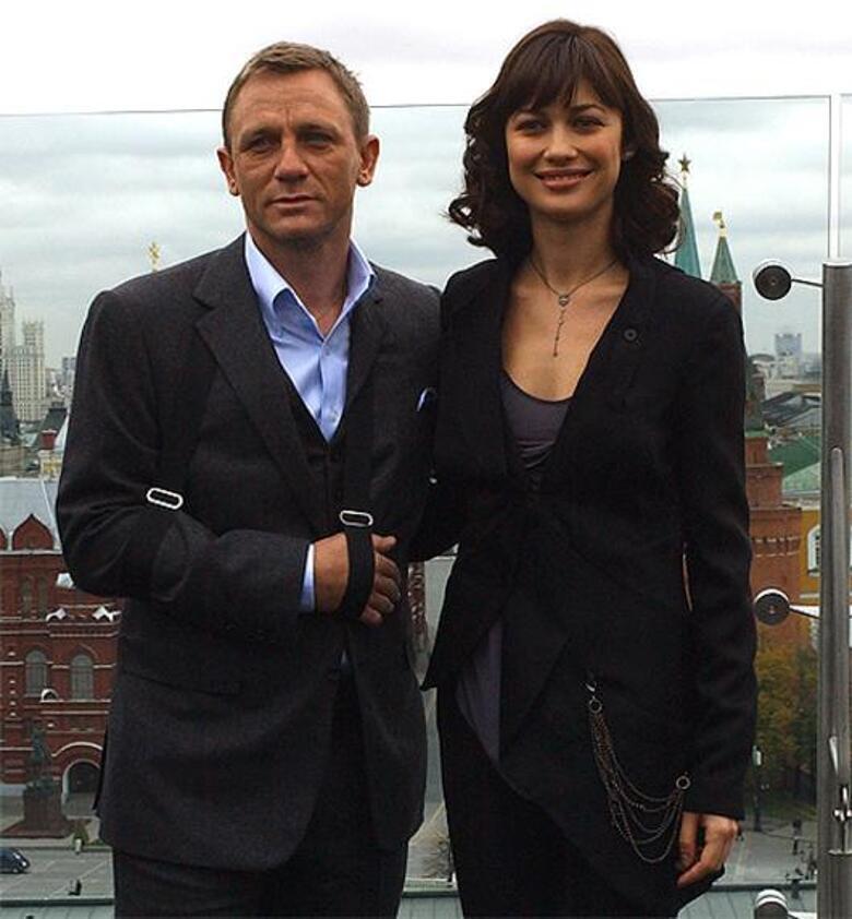 Дэниел Крэйг и Ольга Куриленко.