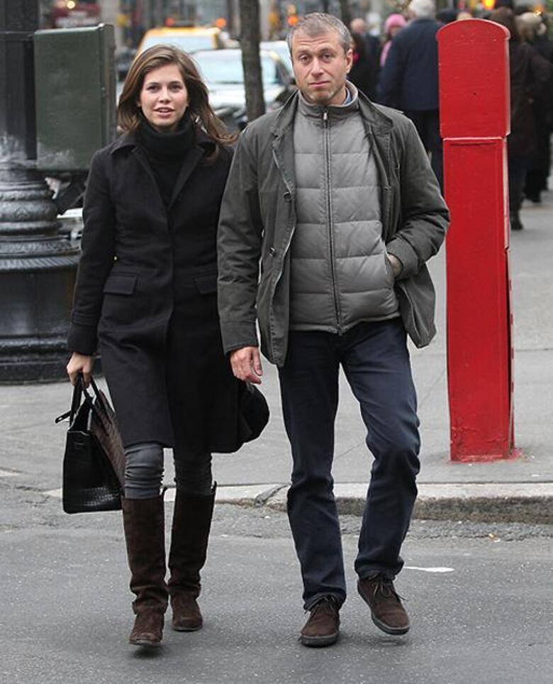 Дарья Жукова и Роман Абрамович. Фото: All Over Press.