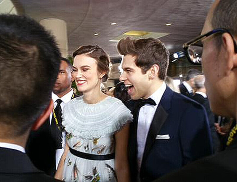 Кира Найтли на церемонии наград «Золотой глобус». Фото: Instagram.com.