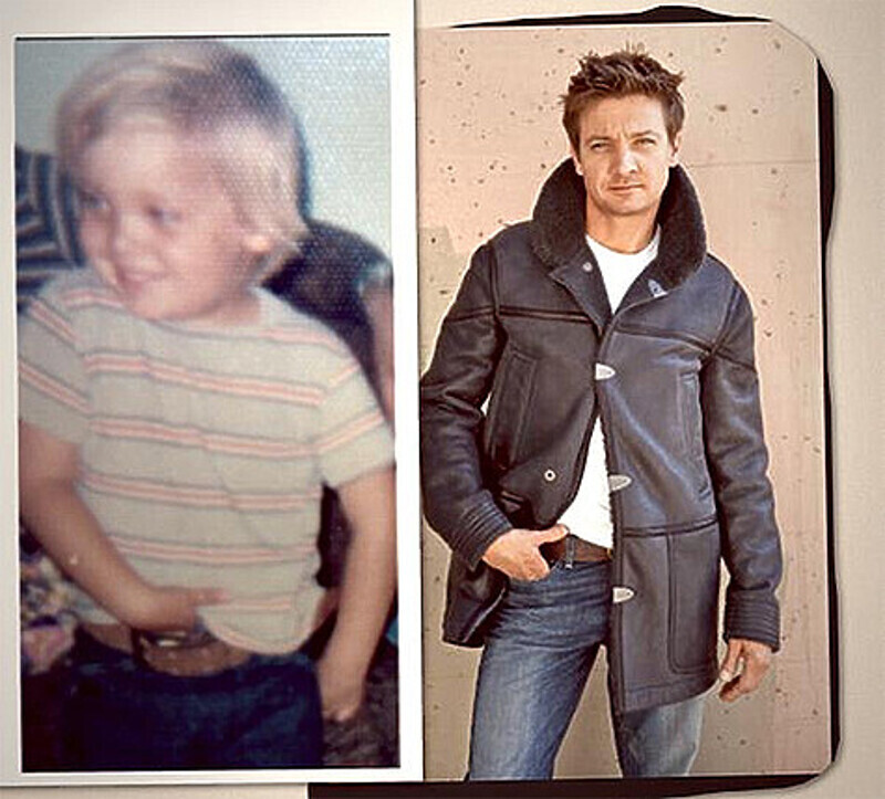 Джереми Реннер в детстве. Фото: Whosay.com.