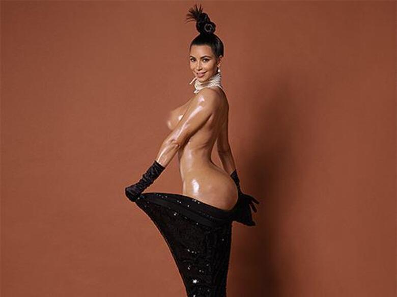 Говорят, умж Км был в шоке от откровенной фотосессии Ким. Фото: papermag.com