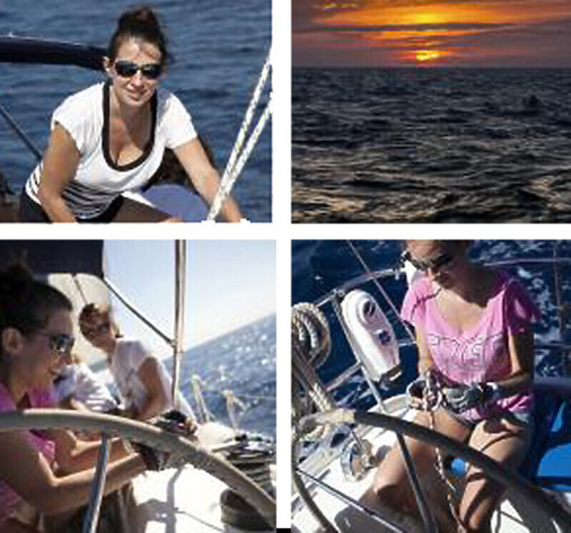 «Яхтинг для меня - это всегда веселая команда и море новых впечатлений!» Фото автора.