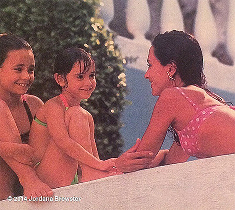 Джордана Брюстер в детстве. Фото: Instagram.com.