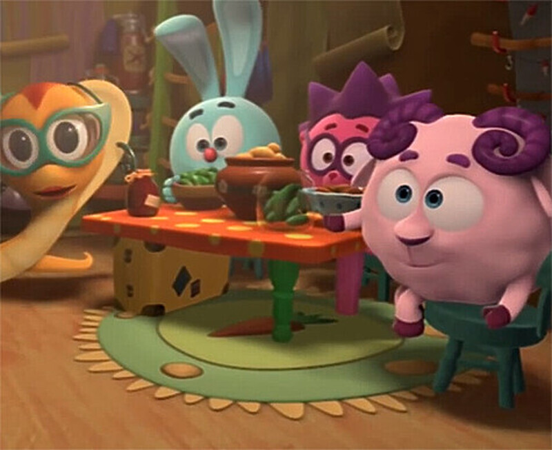 «Зенит» выпустил книгу со «Смешариками». Кадр из мультфильма.