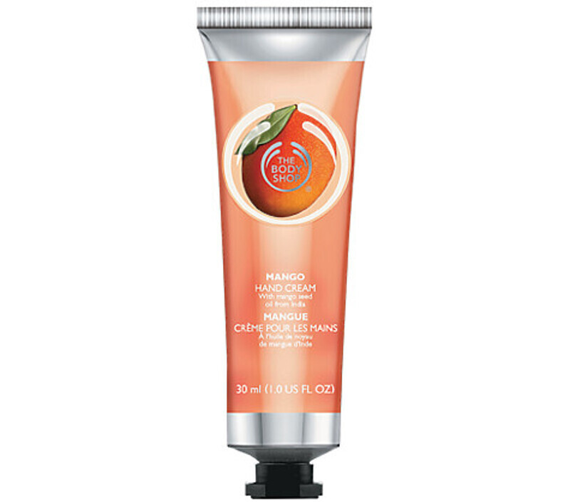 Увлажняющий крем для рук с ароматом «Манго» из новой серии от The Body Shop. Фото: материалы пресс-служб.
