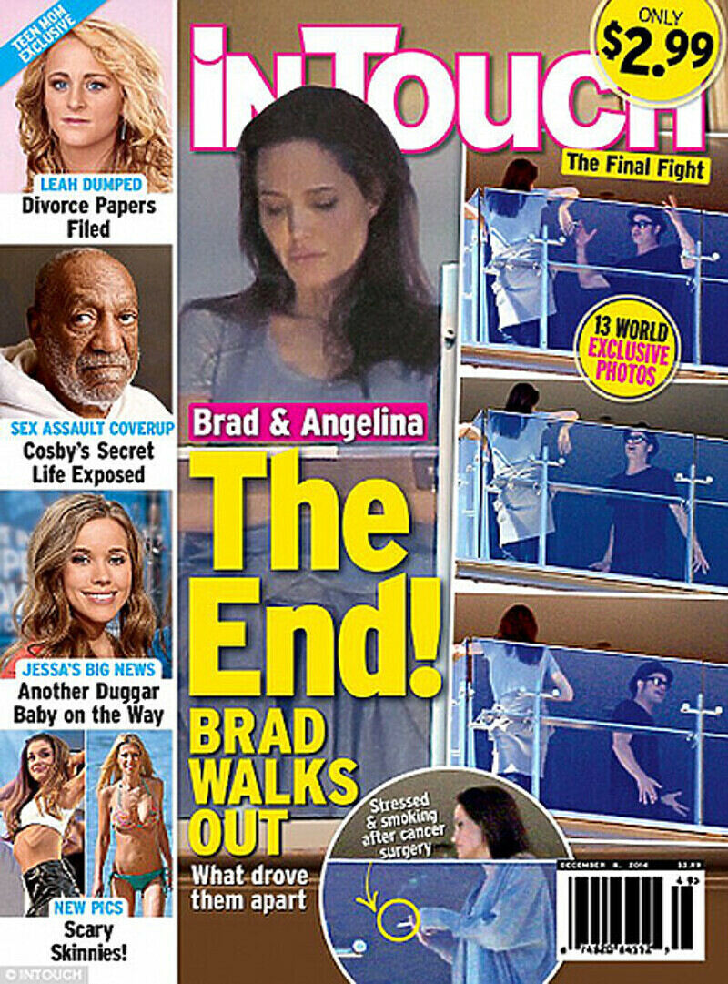 Обложка журнала InTouch.