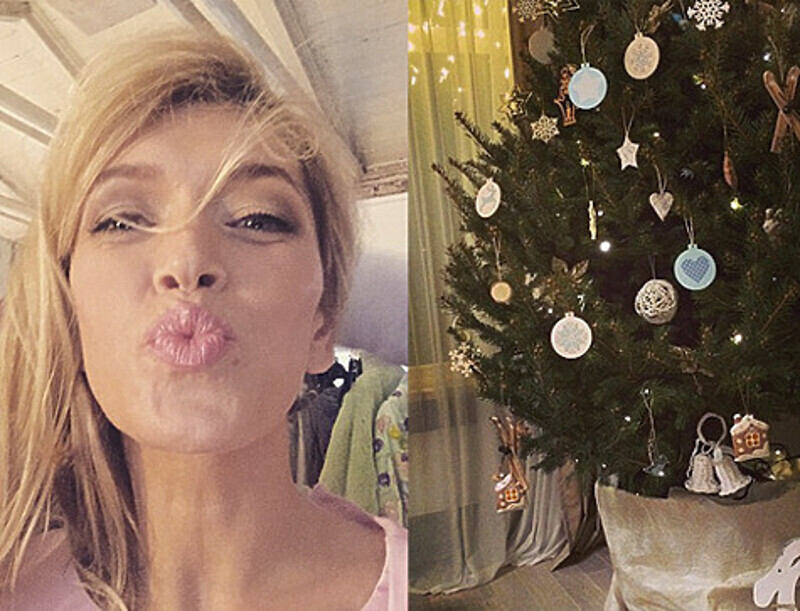 Новогодняя елка Веры Брежневой. Фото: Instagram.com.