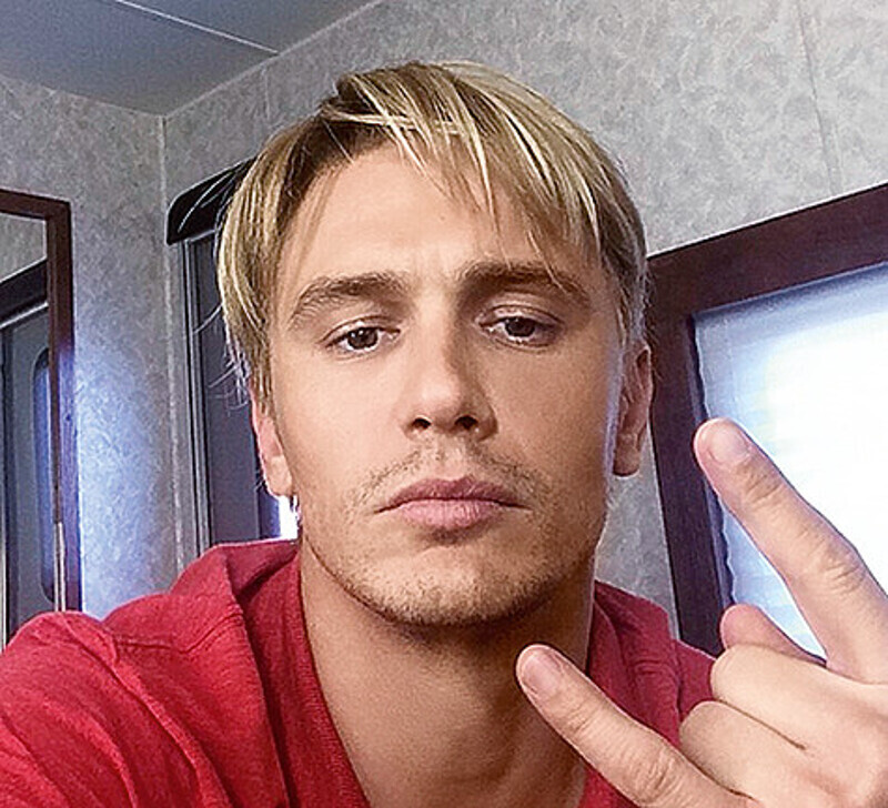 Подписчики Джеймса Франко первыми узнают об изменениях внешности актера. Фото: Instagram.com.