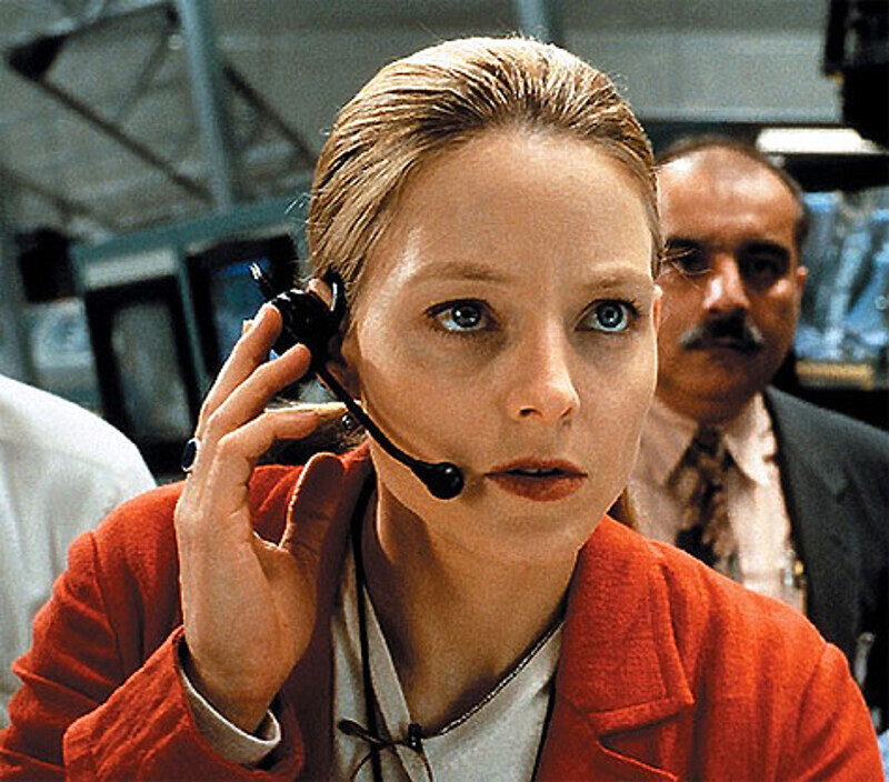 Джоди Фостер. Кадр из фильма «Контакт».