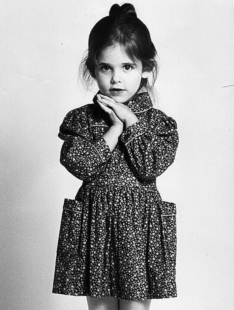 Сара Мишель Геллар в пять лет. Фото: Twitter.com/@RealSMG.