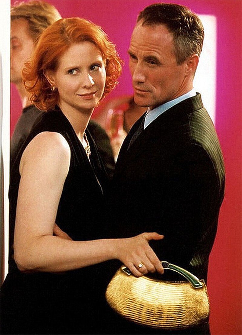 Синтия Никсон. Кадр из сериала «Секс в большом городе».