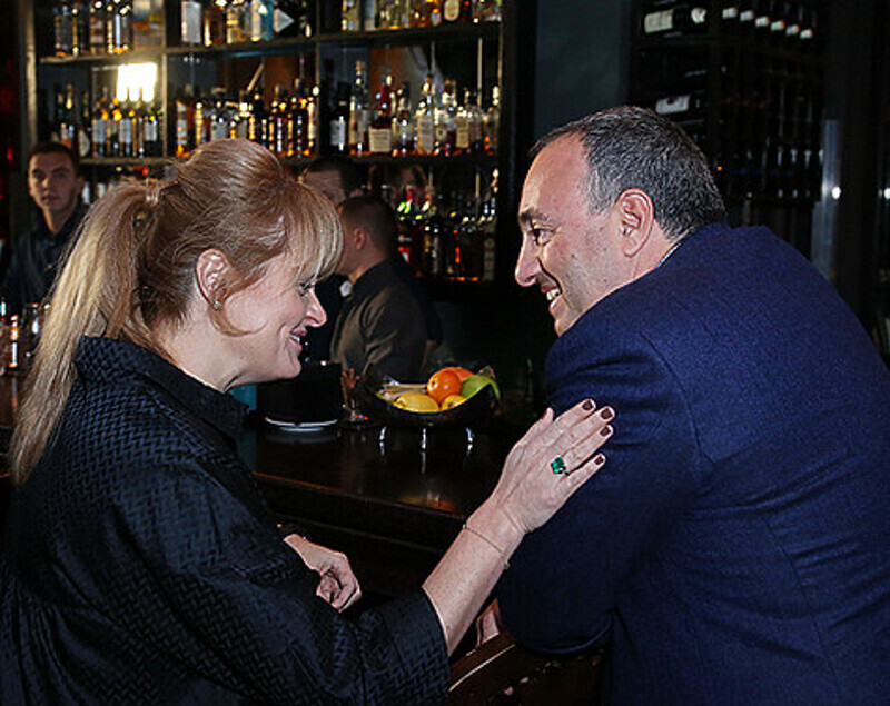 Анна Михалкова и Александр Роднянский.