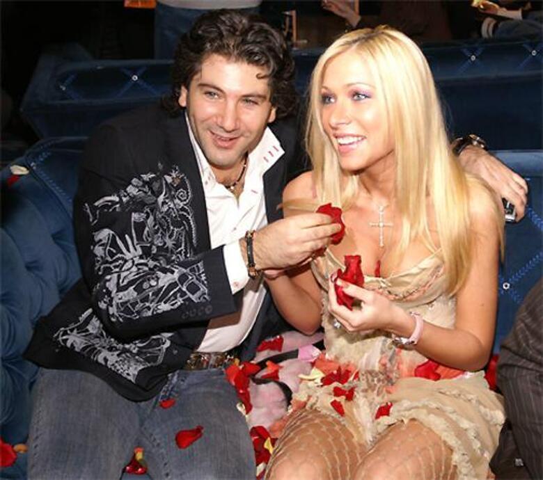 Авраам Руссо с женой. 