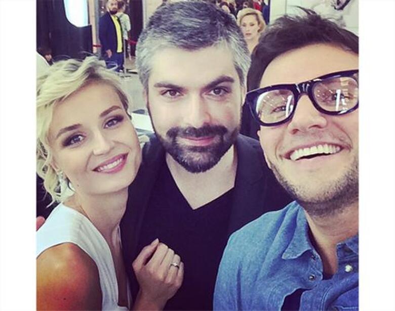 Полина Гагарина и Дмитрий Исхаков с Вячеславом Манучаровым. Фото: Instagram.com/manucharov.