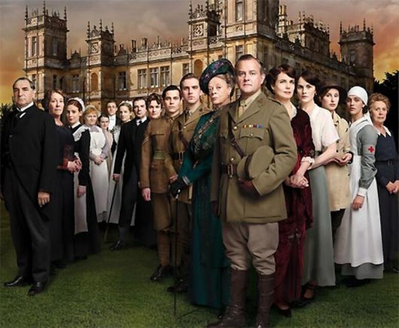 Главные герои сериала «Аббатство Даунтон». Фото: материалы пресс-служб.