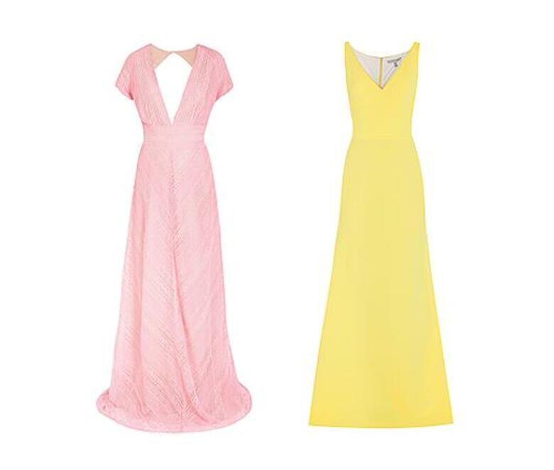 Платье от NAEEM KHAN и VICTORIA BECKHAM. Фото: материалы пресс-служб.