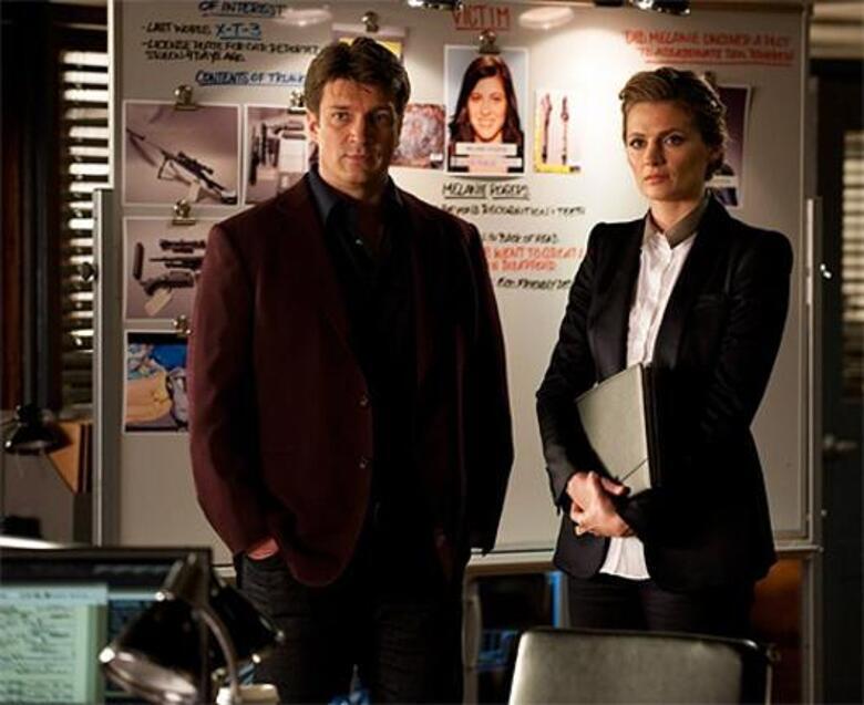 Ричард Касл (Натан Филлион) и Кейт Беккет (Стана Катич). Фото: www.kinopoisk.ru.