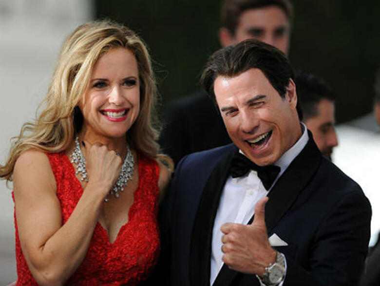 Джон Траволта и Келли Престон. Фото: All Over Press.