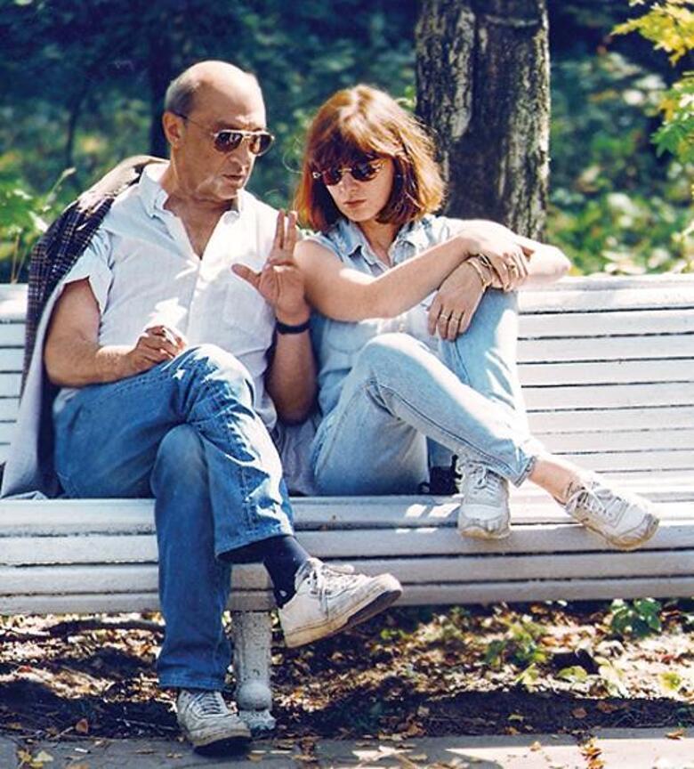 Анна Ямпольская и Михаил Козаков. Фото: личный архив Анны Ямпольской.