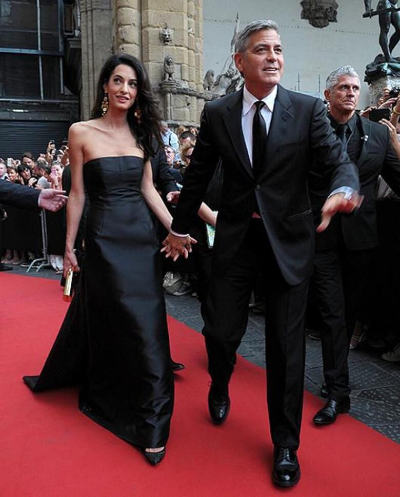 Джордж Клуни и Амаль Аламуддин. Фото: All Over Press.