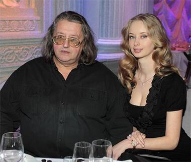 Александр Градский с четвертой женой Мариной.