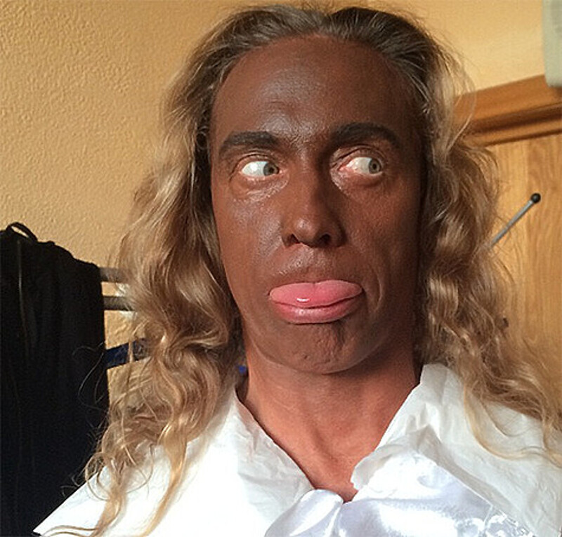 Сергей Глушко в образе Отелло. Фото: Instagram.com/natellanatella.