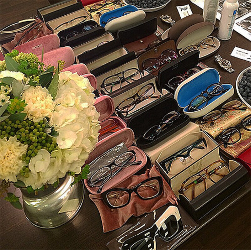 Коллекция очков Эвелины Хромченко. Фото: Instagram.com/evelinakhromtchenko.