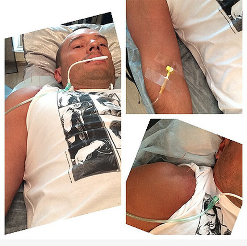 Поклонники Михаила беспокоятся, что он слишком бурно провел выходные и таким образом восстанавливает свои силы. Однако эти процедуры по оздоровлению были запланированы заранее. Фото: Instagram.com/terekhinmisha.