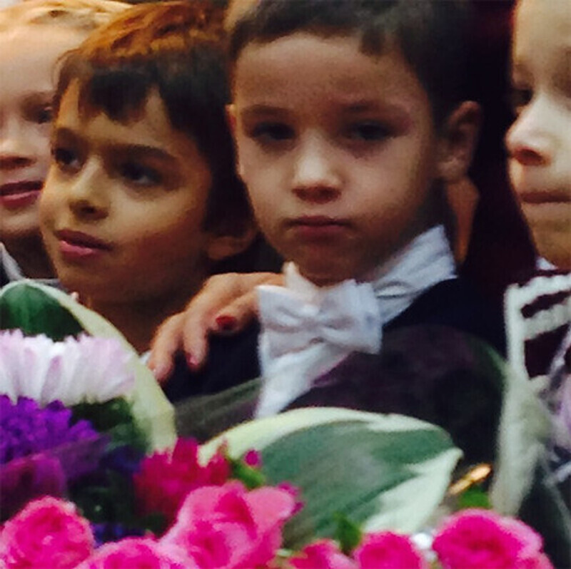 Сын Алики Смеховой, первоклассник Макар. Фото: Instagram.com/alika_smekhova.