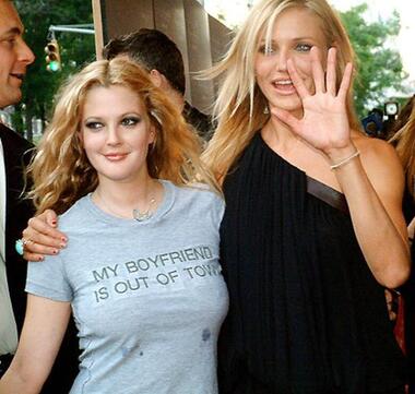 Дрю Бэрримор и Кэмерон Диаз. Фото: All Over Press.
