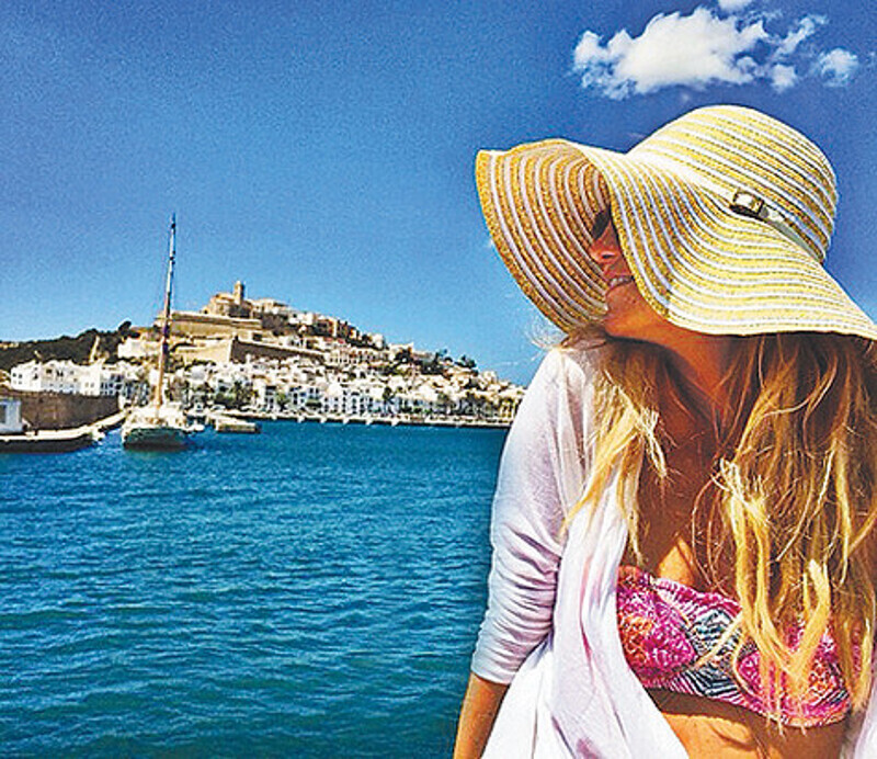 Кейт Хадсон проводит отпуск на Ибице. Фото: Instagram.com.