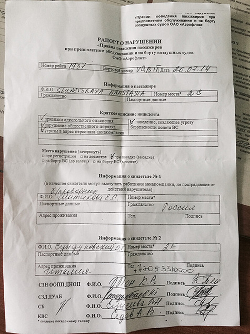 Заключение, которое сделали медики, подтвердило, что у Славы и ее людей «слабая доза алкогольного опьянения». Фото: материалы пресс-служб.