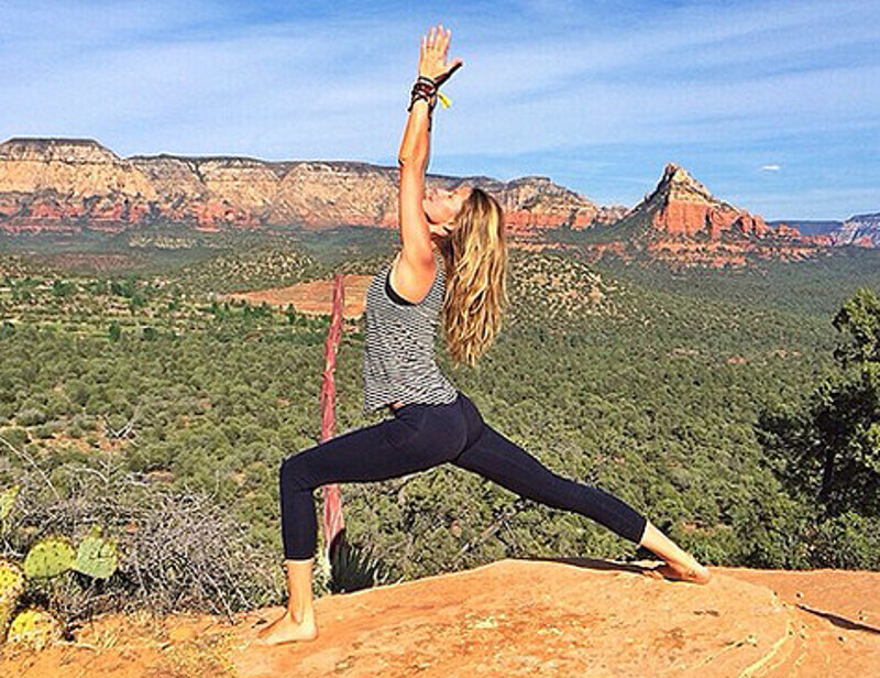 Жизель Бундхен давно увлекается йогой. Фото: Instagram.com.