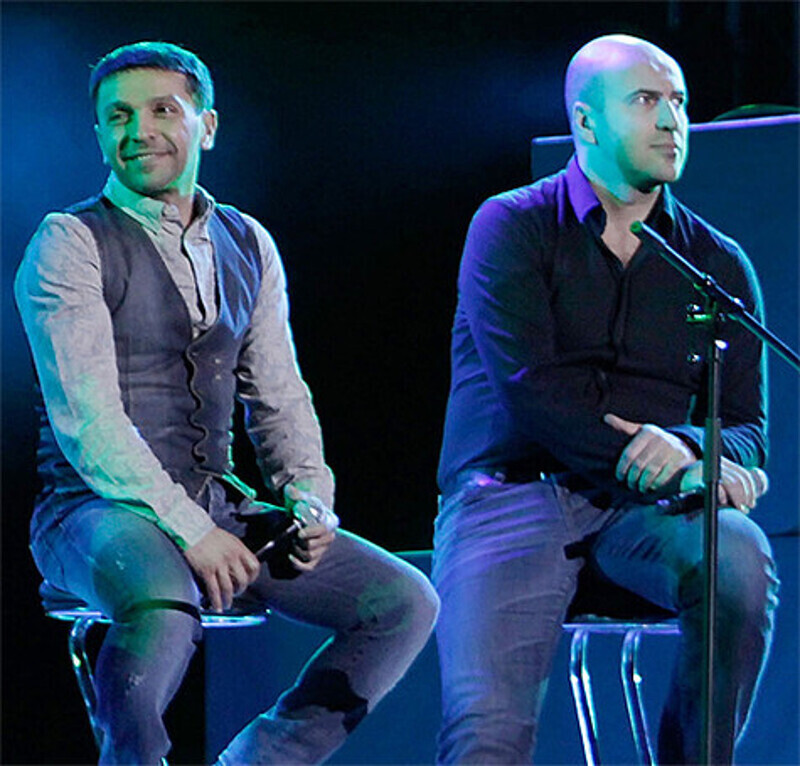 Леонид Барац и Ростислав Хаит. Фото: Наталья Мущинкина.