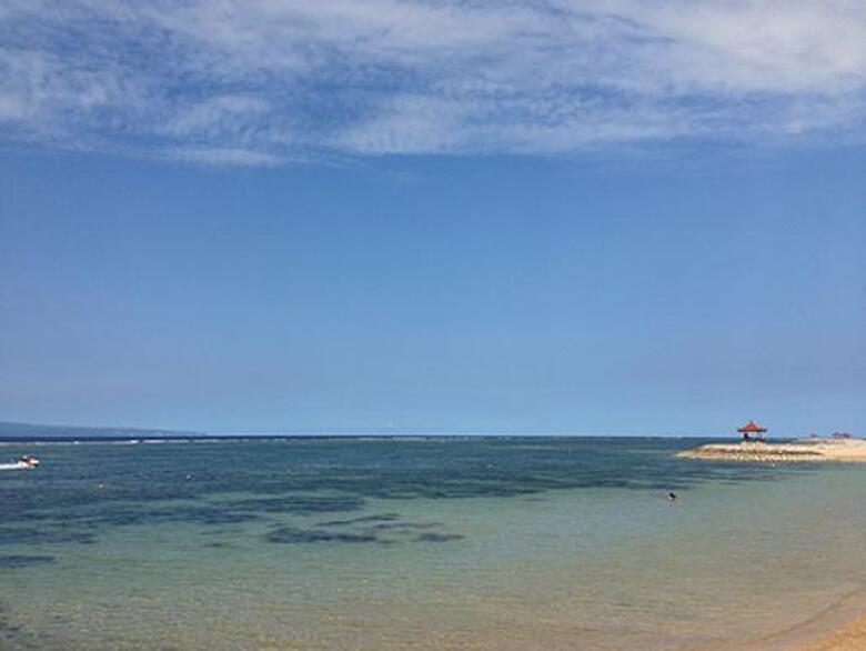 Хотя Бали омывается двумя океанами, купаться там не очень комфортно.