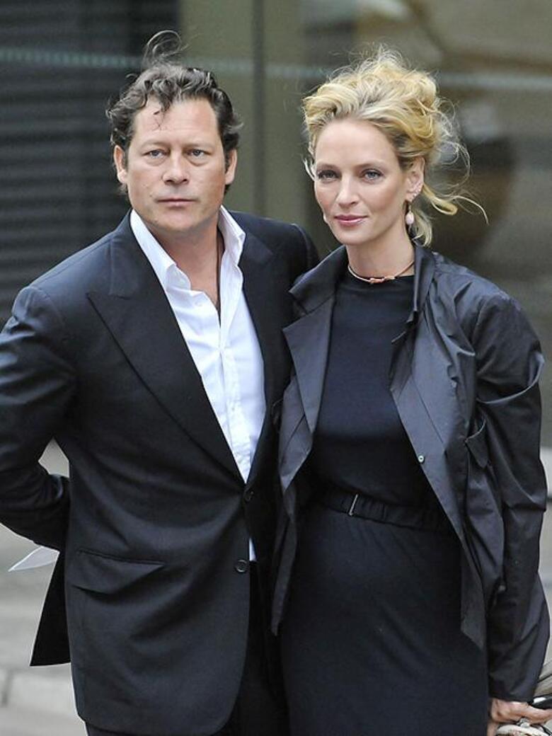 Ума Турман и Арпад Буссон. Фото: Rex Features/Fotodom.ru.