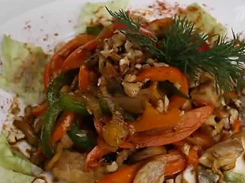 Теплый салат «Нежность». Фото: материалы пресс-служб.