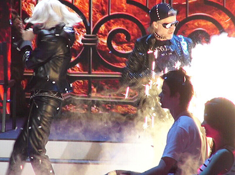 Выступление Натали и Алексея Горбашова чуть не закончилось трагедией. Фото: материалы пресс-служб.