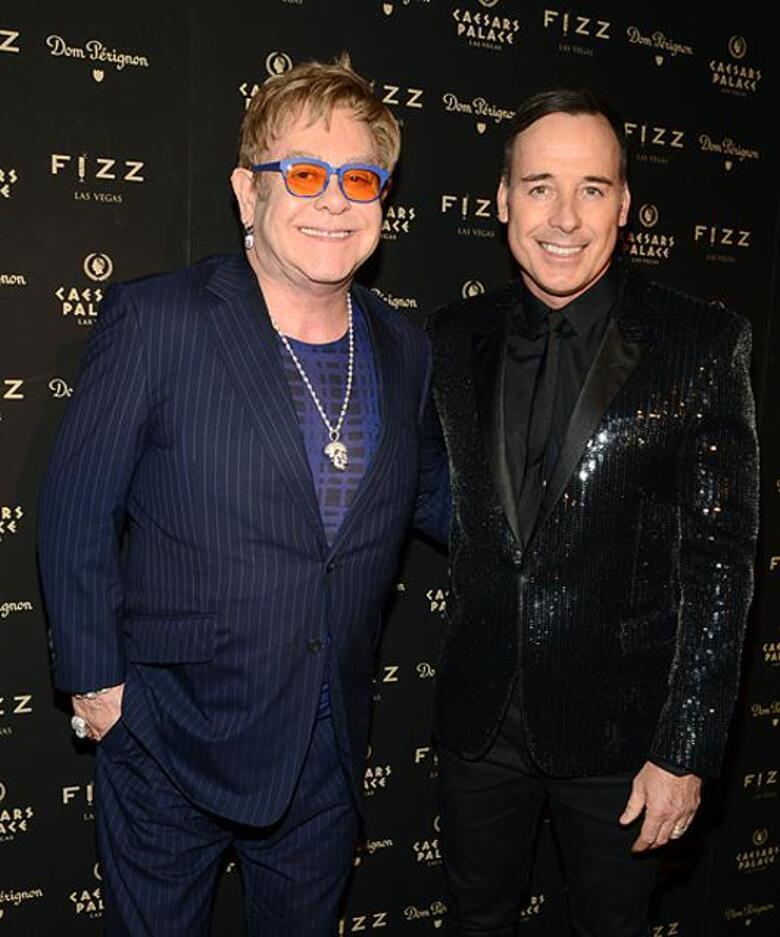 Элтон Джон и Дэвид Ферниш. Фото: Rex Features/Fotodom.ru.