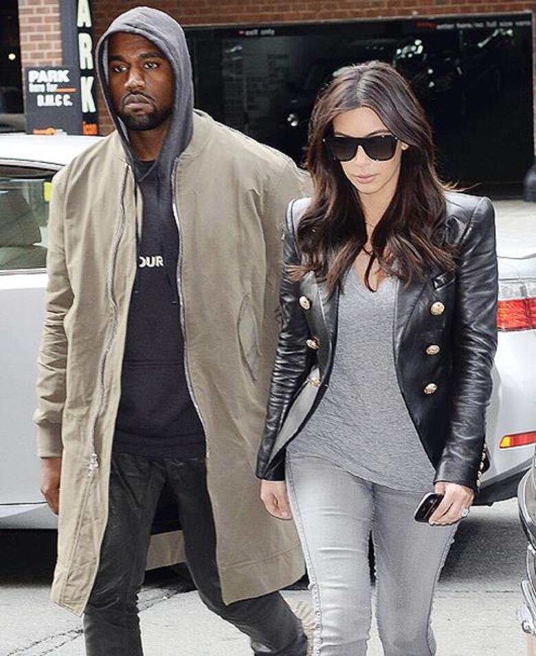 Ким Кардашьян и Канье Уэст. Фото: Rex Features/Fotodom.ru.