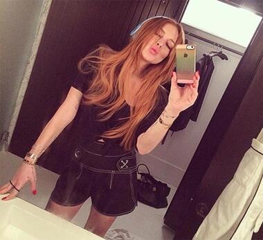 Линдси Лохан. Фото: Instagram.com.