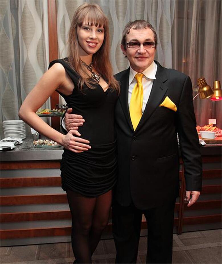 Дмитрий Дибров с женой Полиной.