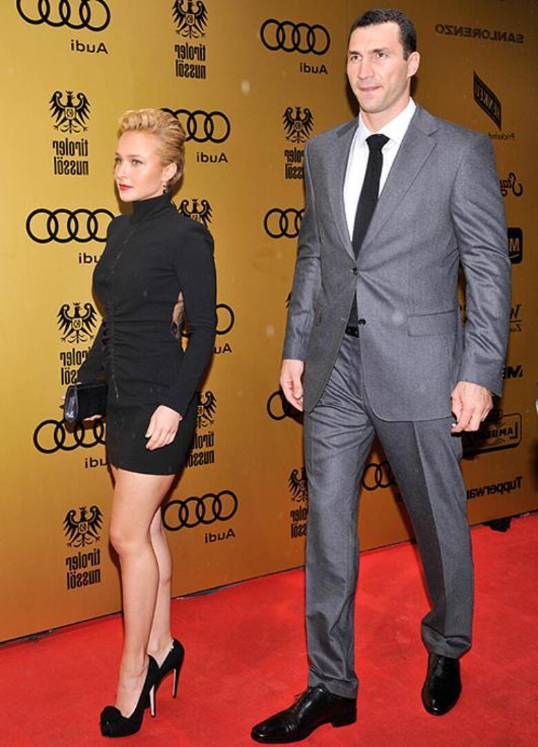 Владимир Кличко и Хэйден Панеттьери. Фото: Rex Features/Fotodom.ru.