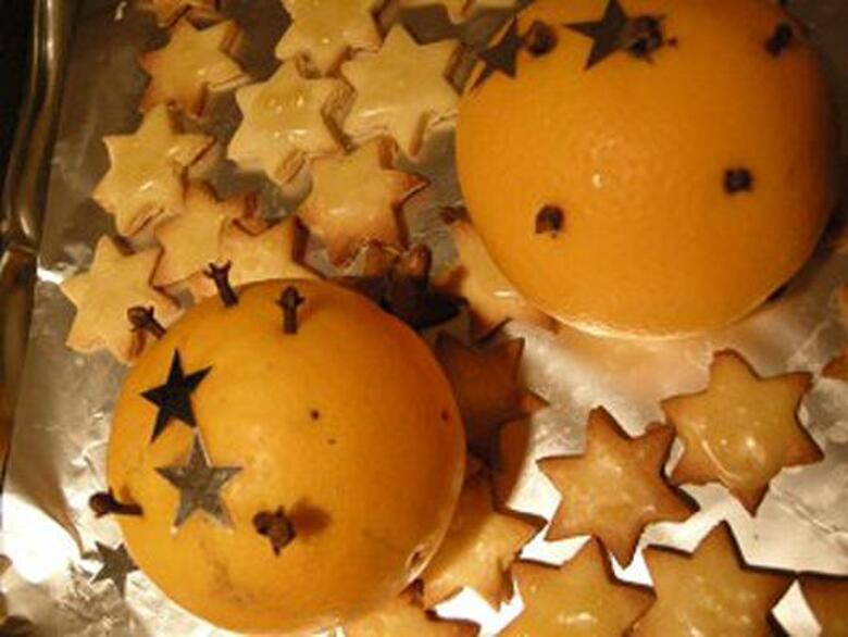Рождественское апельсиновое печенье.