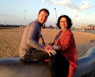 Надежда Бабкина и Антон Собянин. Фото: Facebook.com.