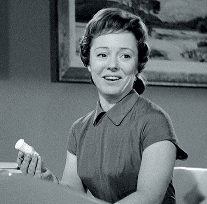 Патриция Хичкок. Кадр из фильма "Психо".