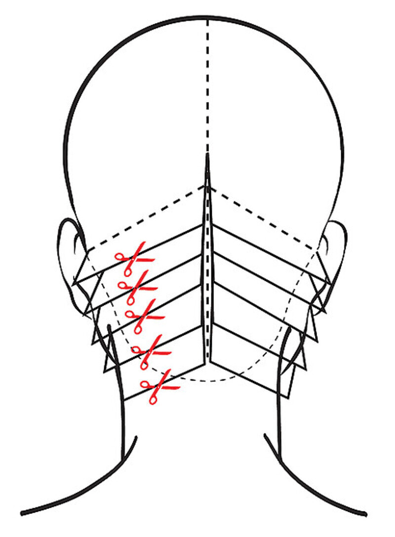 Техника стрижки.