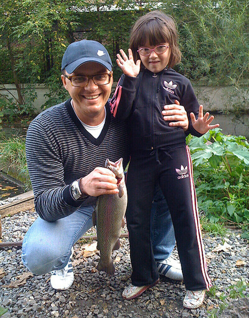 Роман Будников с дочерью Александрой. Фото: материалы пресс-служб.
