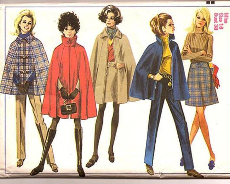 Кейп - отличная альтернатива классическому пальто. Фото: ambish.ru.