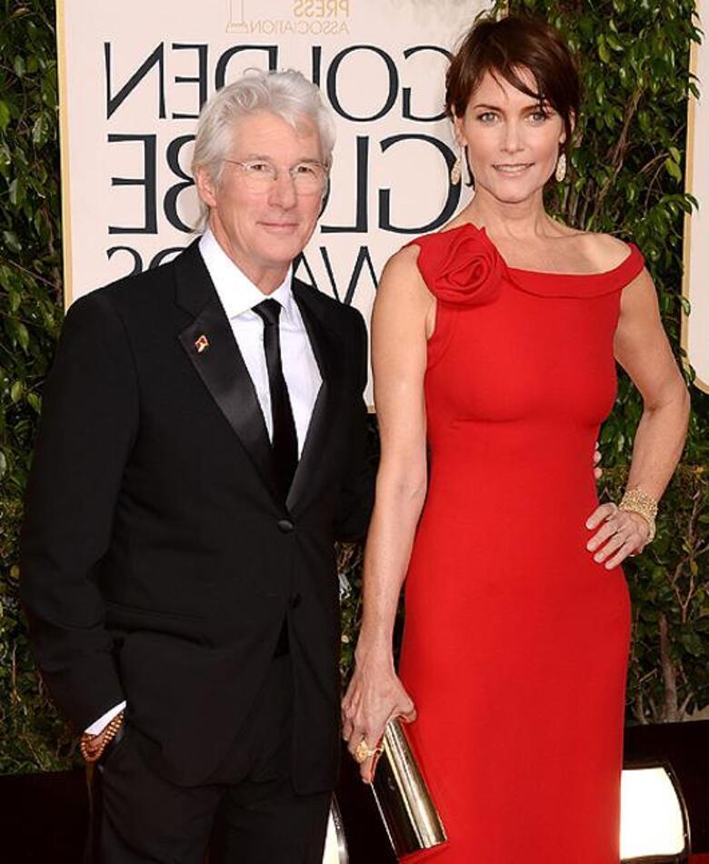 Ричард Гир и Кэри Лоуэлл. Фото: Rex Features/Fotodom.ru.